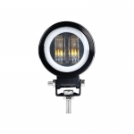 7D LED Халоген 7.5см Кръгла Диодна Работна Лампа Диоден Фар Прожектор Задна Светлина 20W 1000lm 12V/24V