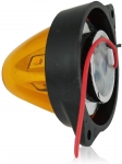 Въртяща сигнална/аварийна оранжева LED лампа 24V 12V Маяк нова