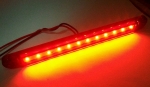 ЛЕД LED Червен Диоден Маркер Габарит Токос със 12 светодиода за камион ремарке бус ван каравана платформа 12V-24V