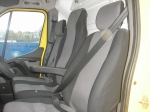 2+1 Комплект Луксозна Сиво-Черна Тапицерия Калъфи За Предни Седалки за Рено Мастер Renault Master 2009-2016