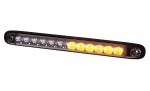 LED Лед Диодна Мултифункционална Задна Светлинаа С Три функции Стоп Габарит Мигач 12V - 24V E-Mark, 257mm x 27mm