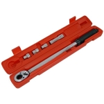 10 - 210nm - Динамометричен ключ с централен отвор, удължение и накрайници - Neilsen Tools